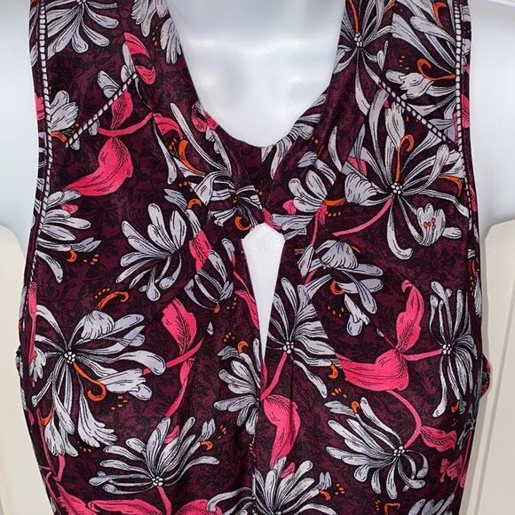 Rebecca Taylor Mystic Garden Sleeveless Silk Dress High Neck Floral Size Small - Picture 5 of 16